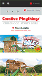 Mobile Screenshot of creativeplaythings.com
